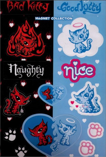 Bored Inc. Good Bad Kitty Magnet Set BDM107