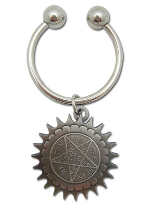 Black Butler Metal Pentagram Anime Keychain GE-4941