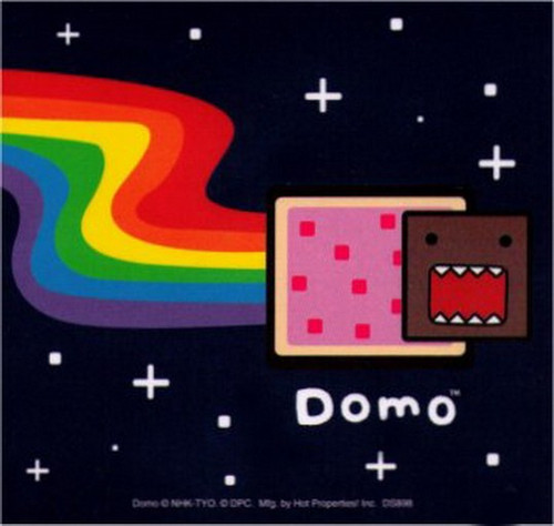 Domo-Kun Pop Tart Rainbow Sticker DS898