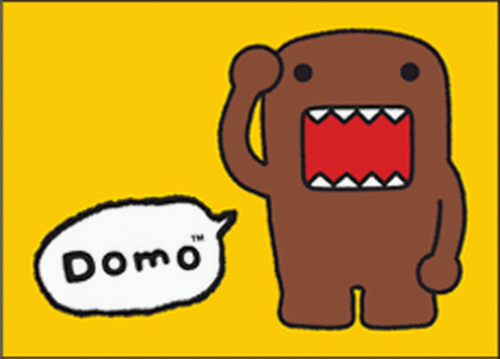 Domo-Kun Saluting Magnet DM2405