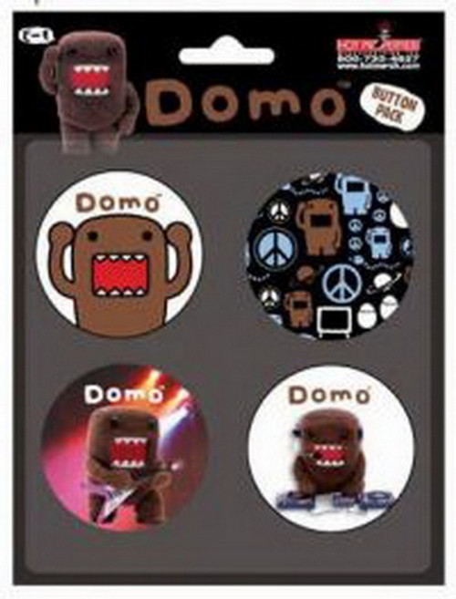 Domo-Kun Button Set DRB44