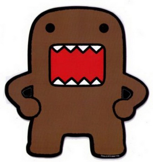 Domo-Kun Brown Car Magnet DMB267