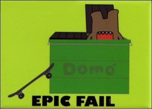 Domo-Kun Epic Fail Magnet DM4965