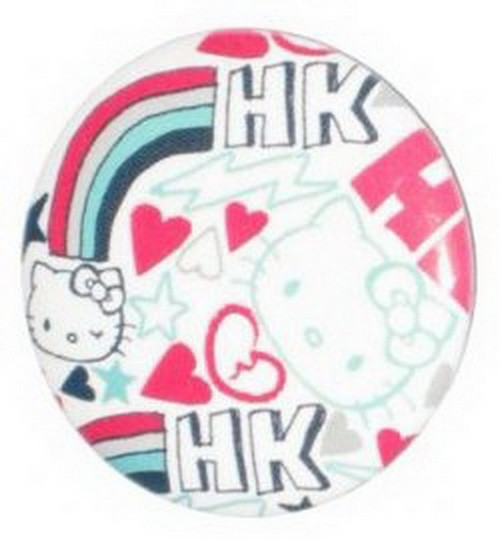 Hello Kitty Hearts & Thunderbolts Button