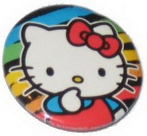Hello Kitty Sucking Thumb Button