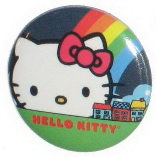 Hello Kitty Rainbow Button