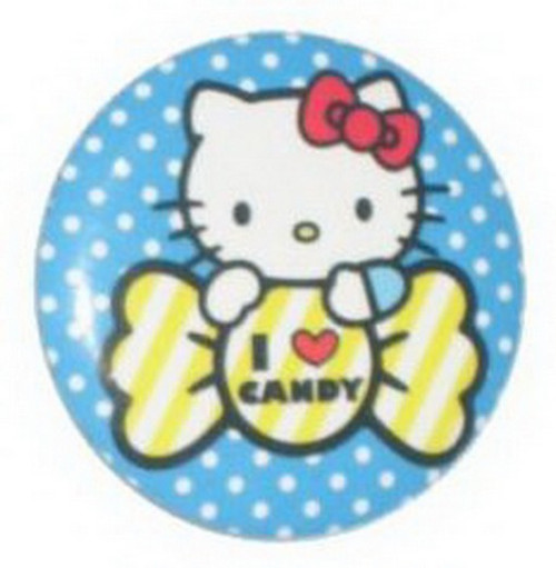 Hello Kitty I Love Candy Button