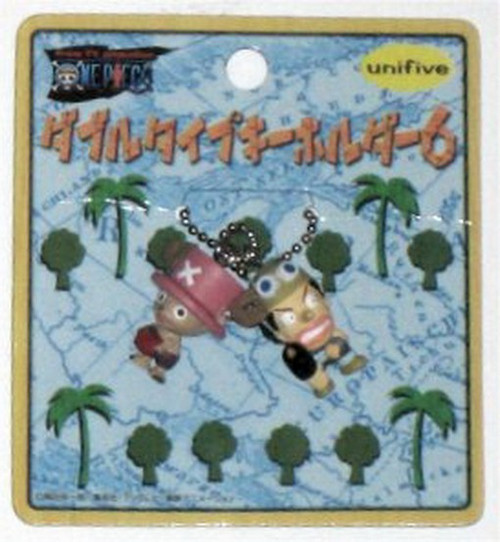 One Piece Ussop & Chopper Keychain Set