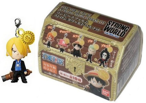 One Piece Film Strong World Sanji Bandai Japan Mascot Charm Keychain