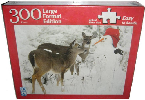 FX Schmid Woodland Stranger Deer 300 Piece Jigsaw Puzzle