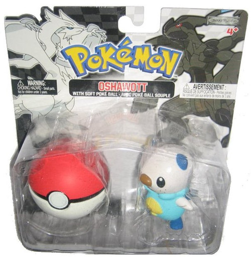 Pokemon Black and White Oshawaott & Soft Pokeball Jakks Pacific Figure Set