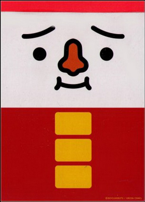 ToFu-Oyako White Face Red Clothes Notepad DVR1101