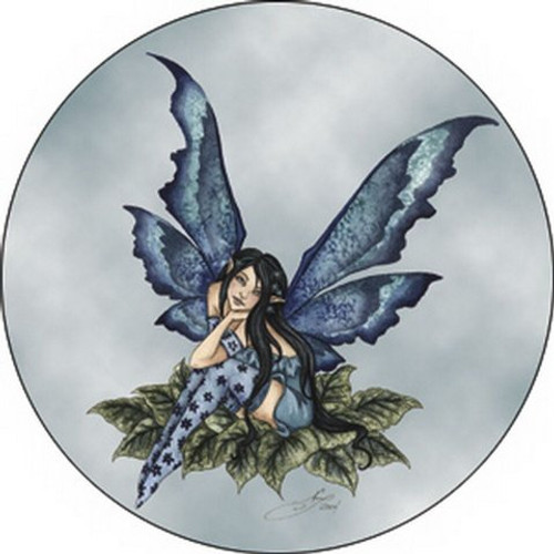 Amy Brown Blue Fairy Button B-2144