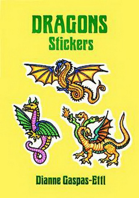 Dragons Wings Scaly Bodies Beasts Sticker Set - 20 Stickers