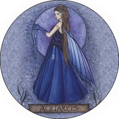 Jessica Galbreth Aquarius Button B-1735