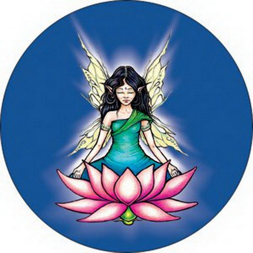 Shanna Trumbly Lotus Fairy Button B-0778