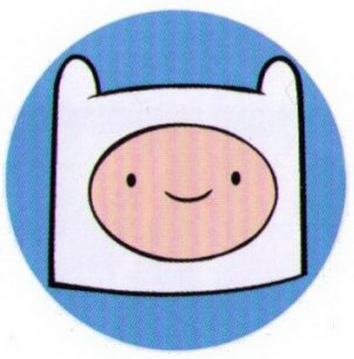 Adventure Time Finn Face Button AB4522