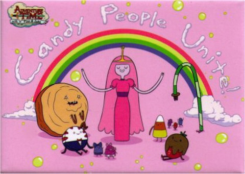 Adventure Time Candy People Unite Magnet AM4406