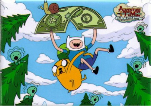Adventure Time Finn Jake Money Glider Magnet AM4409