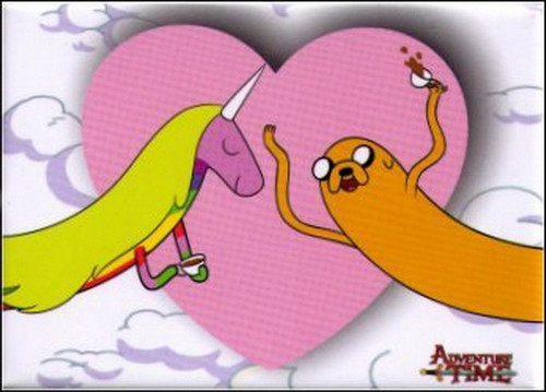 Adventure Time Rainacorn Jake Heart Magnet AM4986