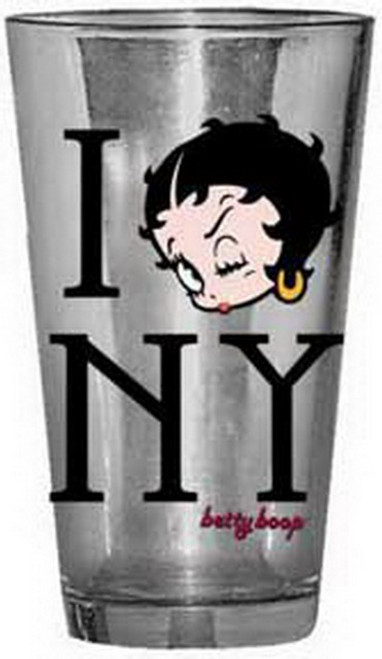 Betty Boop I Love NY Pub Glass 91031