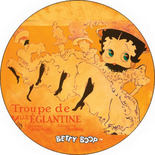 Betty Boop CanCan Button B-BOOP-0014