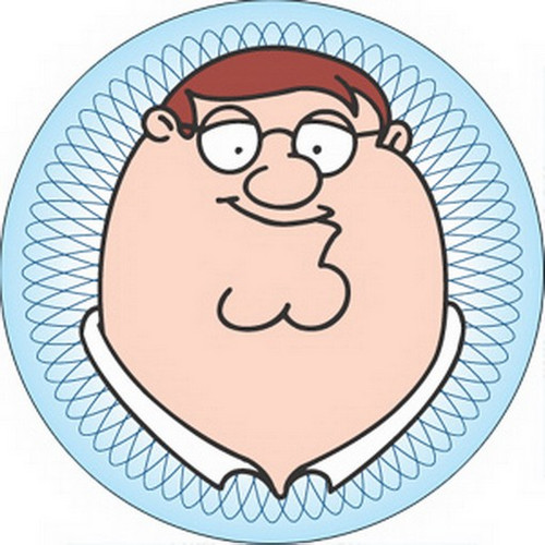 Family Guy Peter Head Button B-FG-0008