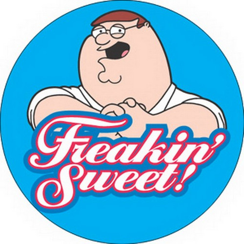 Family Guy Peter Freakin Sweet Button B-FG-0021