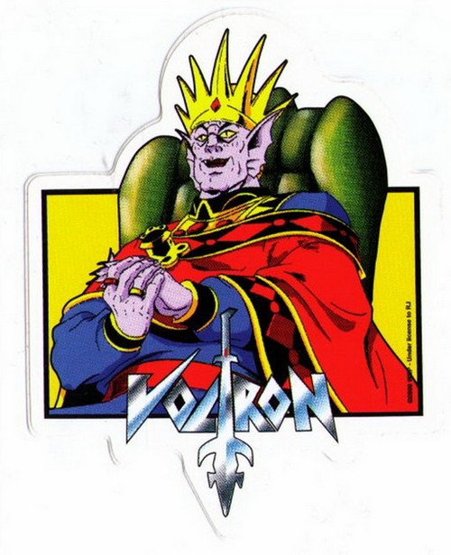 Voltron King Zarkon Sticker