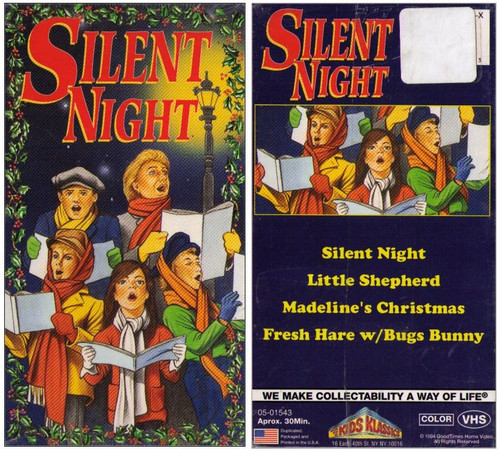 Silent Night Madeline's Christmas Fresh Hare Bugs Bunny VHS Tape - (Kids Klassics)