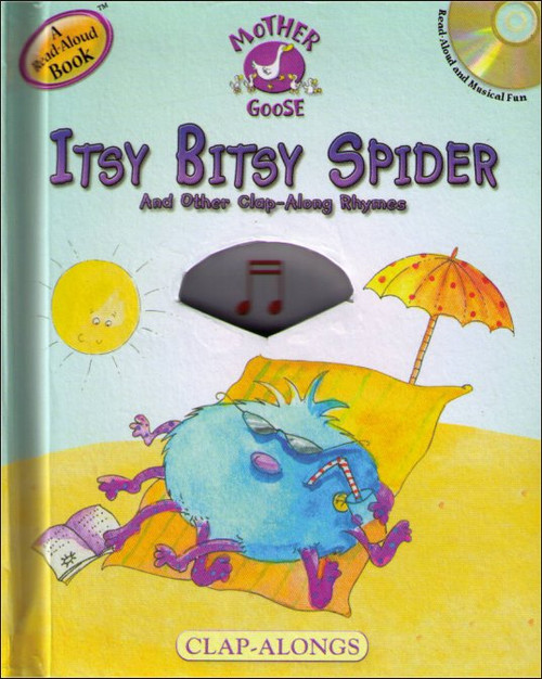 Itsy Bitsy Spider (Clap-Along) Insect Board Book w/ Music CD - (Mother Goose)