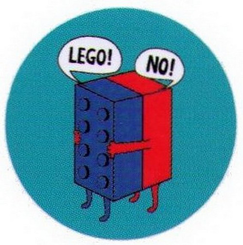 Lego No Blue and Red Blocks Button RB4585