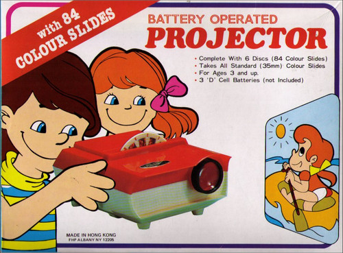 Fortuna Vintage Battery Operated Projector