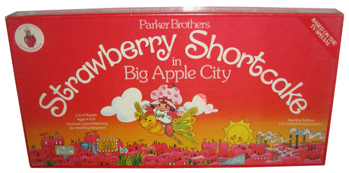 Strawberry Shortcake In Big Apple City Parker Brothers Board Game
