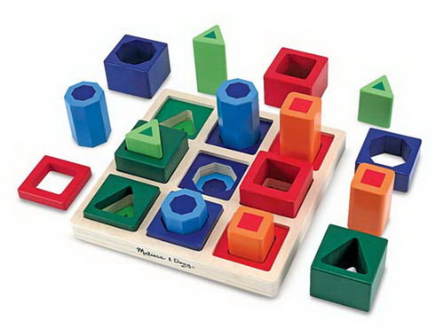 Melissa and Doug Shape Sequence Sorting Set Toy