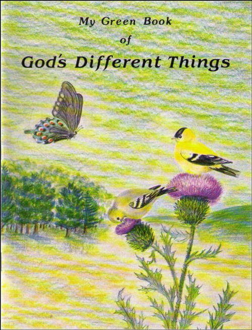 My Green Book of God's Different Things Vintage Paperback Book