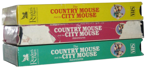 Country Mouse And The City Mouse Adventures VHS Lot - Strauss Maus / Mice Flyinmg Machines / Mouse-o-Taur