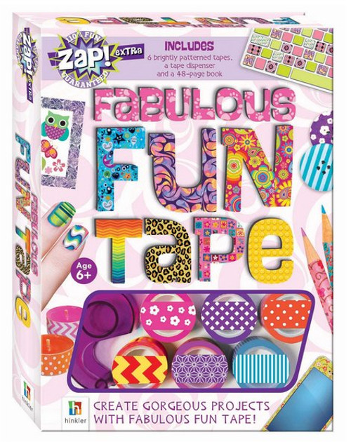 Fabulous Fun Tape Kids Book & Patterns Zap Art Craft Kit