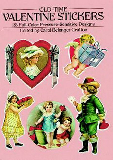 Old-Time Valentine Sticker Set - 23 Stickers