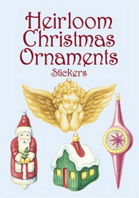 Heirloom Christmas Ornaments Sticker Set - 20 Stickers