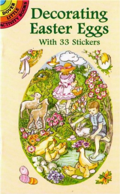 Decorating Easter Eggs Sticker Set - 33 Stickers
