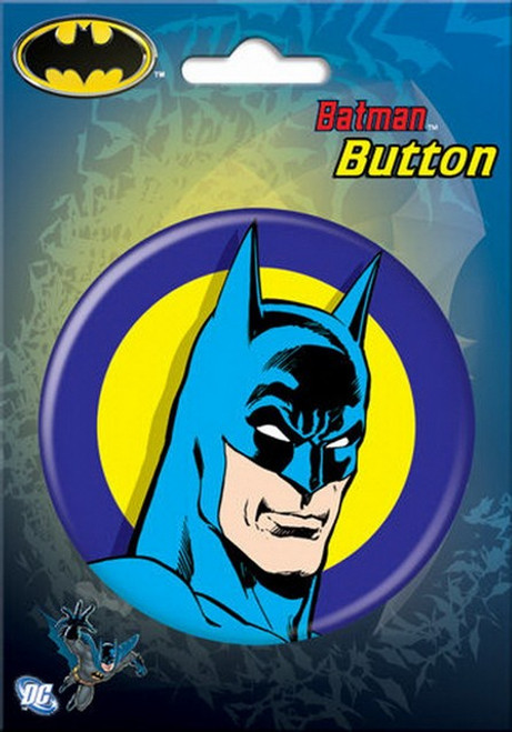 DC Comics Batman Face Classic 3-inch Button 97030