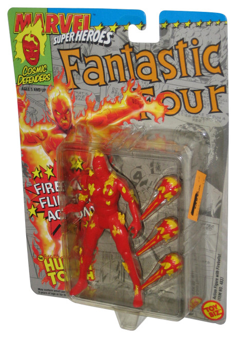 Marvel Comics Fantastic Four Human Torch (1992) Toy Biz Figure w/ Fireball Flinging Action
