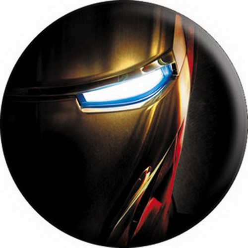 Marvel Comics Iron Man Movie Button B-IRN-0004