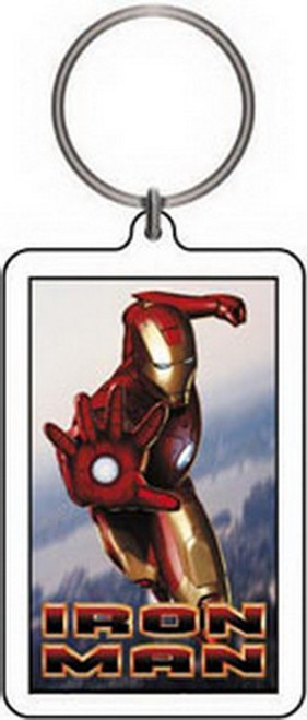 Marvel Comics Iron Man Hand Blast Lucite Keychain K-IRN-0002