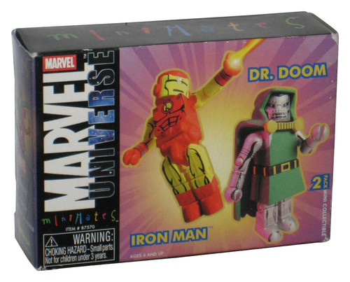 Marvel Comics Universe (2004) MiniMates Iron Man & Dr. Doom Figure Set