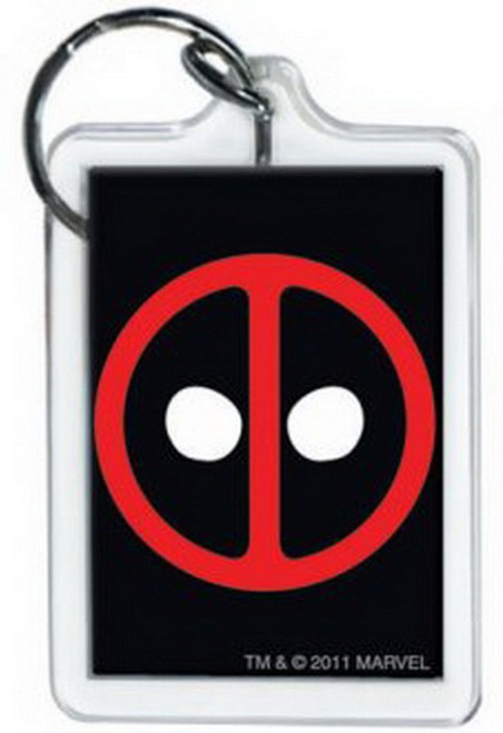 Marvel Comics Deadpool Logo Lucite Keychain 65786KR