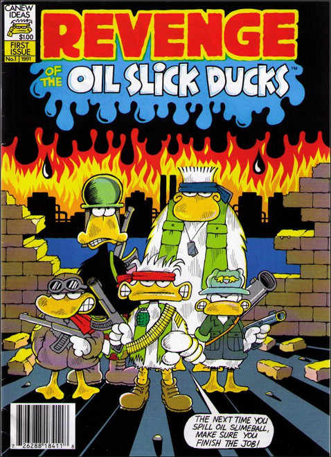 Revenge of The Oil Slick Ducks Vol. 1 First Issue 1991 Comic Book