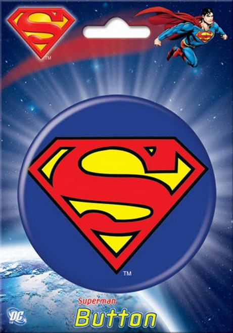 Superman Logo 3-inch Button 97017
