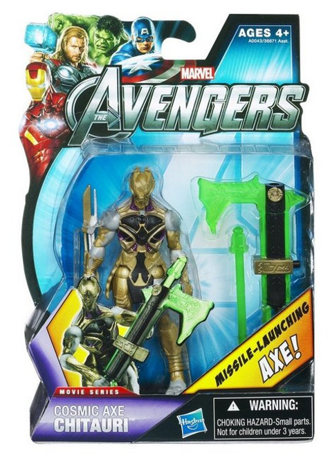 Marvel Comics Avengers Movie Cosmic Axe Chitauri Action Figure
